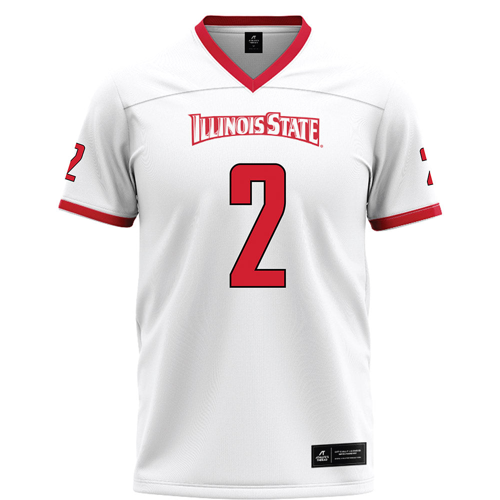 Illinois State - NCAA Football : Daniel Sobkowicz - White Football Jersey-0