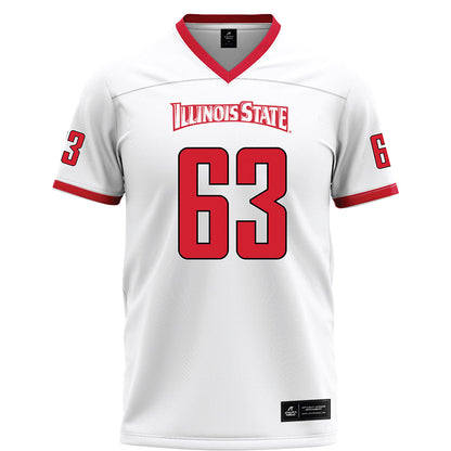 Illinois State - NCAA Football : Chris Hill - White Football Jersey-0