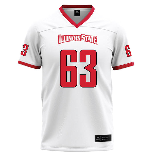 Illinois State - NCAA Football : Chris Hill - White Football Jersey-0