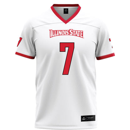Illinois State - NCAA Football : Nick True - White Football Jersey-0