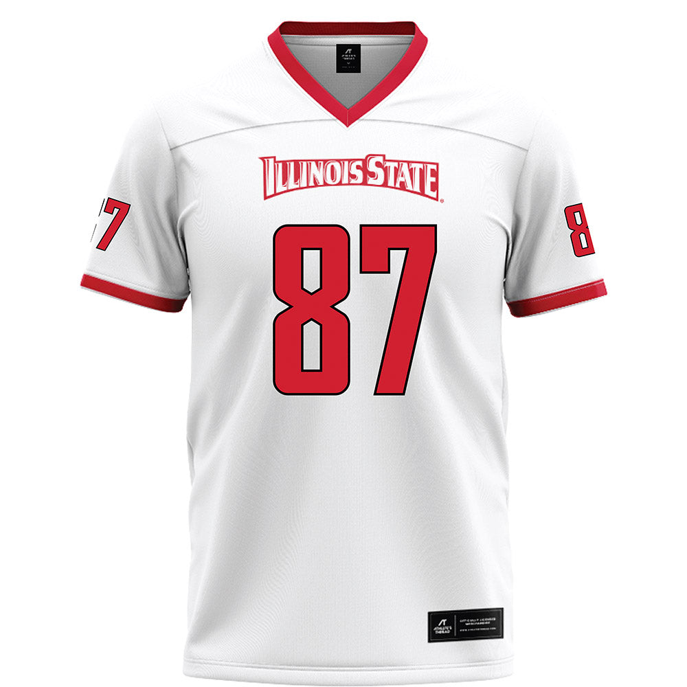 Illinois State - NCAA Football : Nick Kessler - White Football Jersey-0