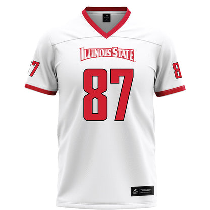 Illinois State - NCAA Football : Nick Kessler - White Football Jersey-0