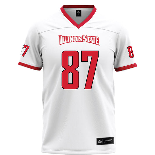 Illinois State - NCAA Football : Nick Kessler - White Football Jersey-0