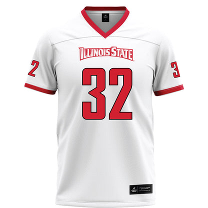 Illinois State - NCAA Football : Wenkers Wright - White Football Jersey