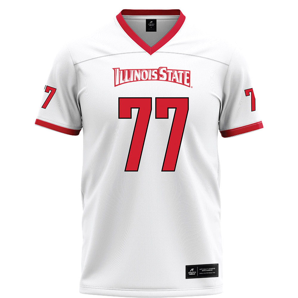 Illinois State - NCAA Football : Jace Pankey - White Football Jersey-0