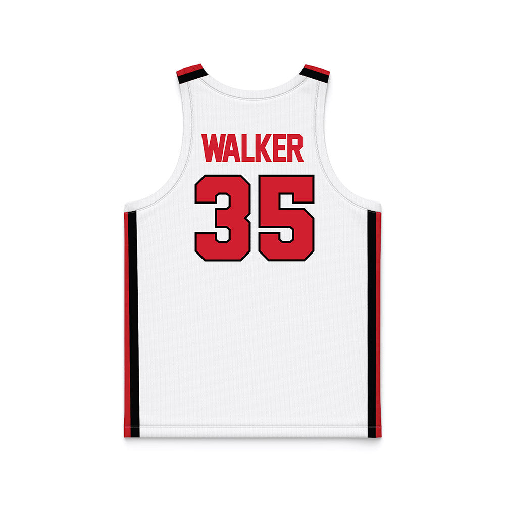 Illinois State - NCAA Men's Basketball : Chase Walker - White Basketball Jersey-1