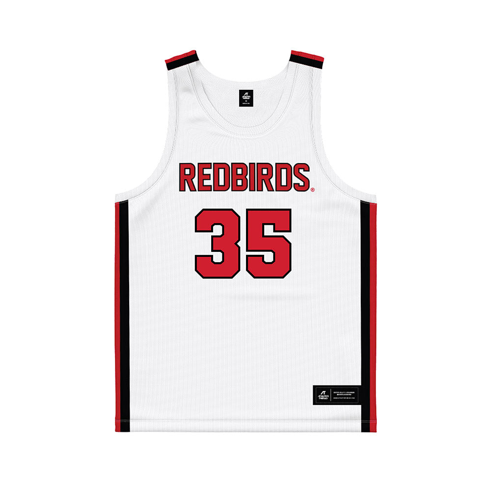 Illinois State - NCAA Men's Basketball : Chase Walker - White Basketball Jersey-0