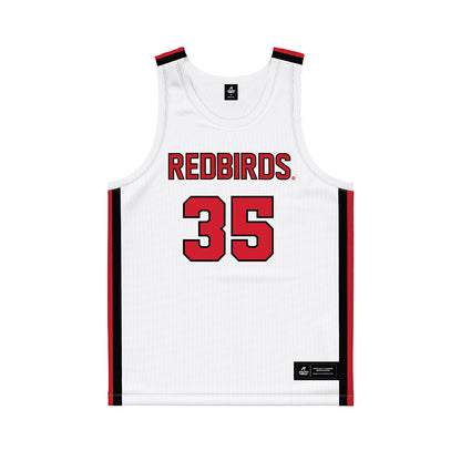 Illinois State - NCAA Men's Basketball : Chase Walker - White Basketball Jersey-0
