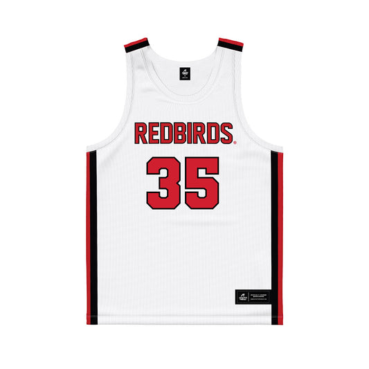 Illinois State - NCAA Men's Basketball : Chase Walker - White Basketball Jersey-0