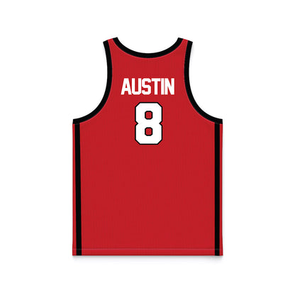 Illinois State - NCAA Women's Basketball : Madison Austin - Red Basketball Jersey-1