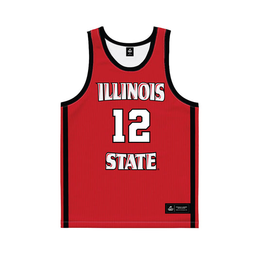 Illinois State - NCAA Women's Basketball : Jordan Fenske - Red Basketball Jersey-0