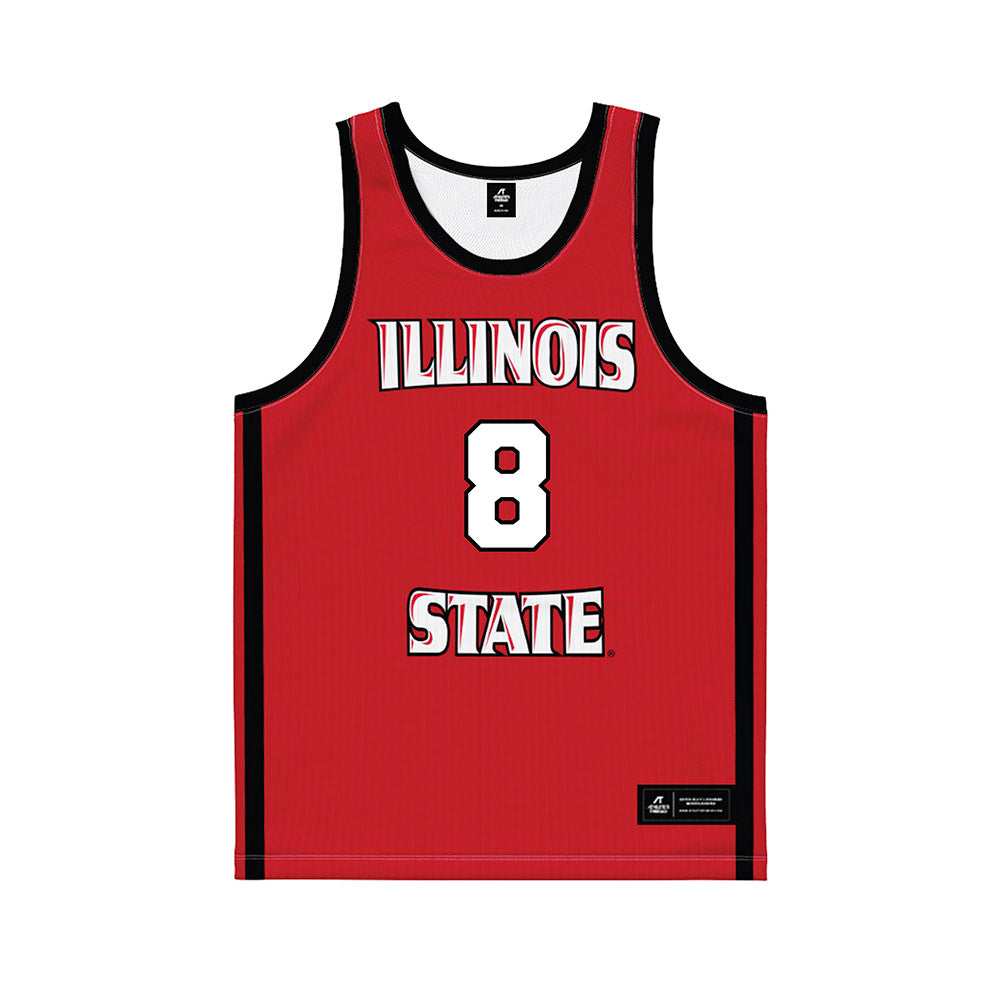 Illinois State - NCAA Women's Basketball : Madison Austin - Red Basketball Jersey-0