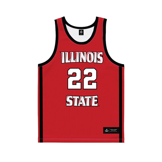 Illinois State - NCAA Women's Basketball : Doneelah Washington - Red Basketball Jersey-0