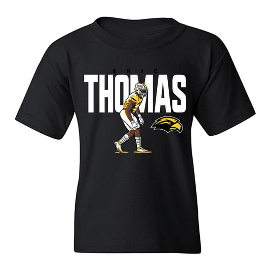 Southern Miss - NCAA Football : Eric Thomas - Caricature Youth T-Shirt-0