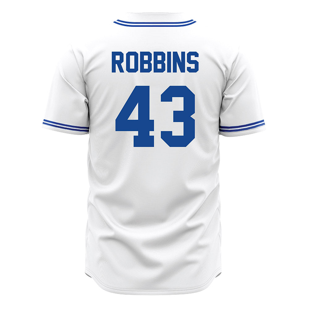 Seton Hall - NCAA Baseball : Aiden Robbins - White Jersey-1