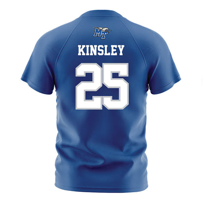 MTSU - NCAA Women's Soccer : Arianna Kinsley - Blue Soccer Jersey