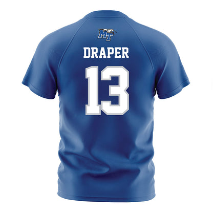 MTSU - NCAA Women's Soccer : Allie Draper - Blue Soccer Jersey