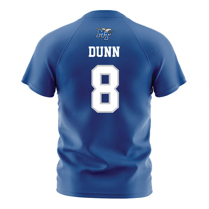 MTSU - NCAA Women's Soccer : Charli Dunn - Blue Soccer Jersey-1