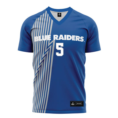 MTSU - NCAA Women's Soccer : Ryan Colton - Blue Soccer Jersey