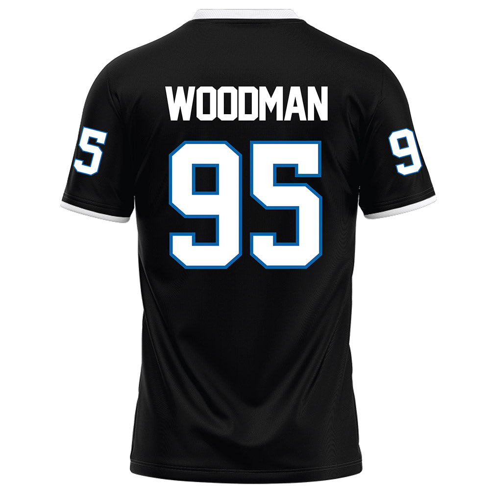 MTSU - NCAA Football : Baylen Woodman - Black Football Jersey-1