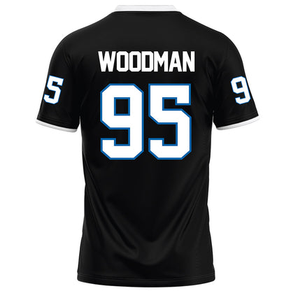 MTSU - NCAA Football : Baylen Woodman - Black Football Jersey-1