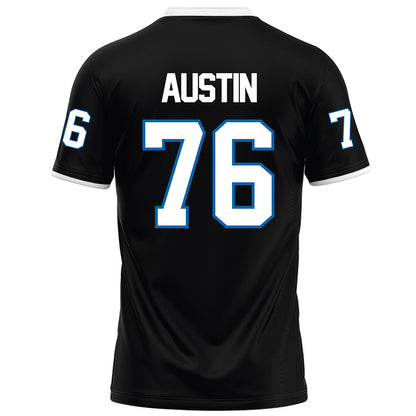 MTSU - NCAA Football : Garrett Austin - Black Football Jersey-1