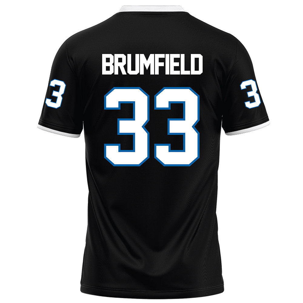 MTSU - NCAA Football : Samuel Brumfield - Black Football Jersey