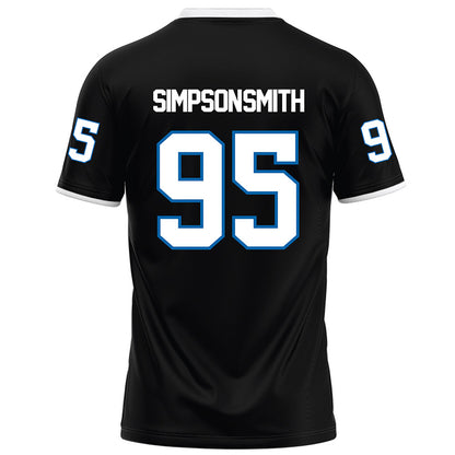 MTSU - NCAA Football : Zeion Simpson-smith - Black Football Jersey-1