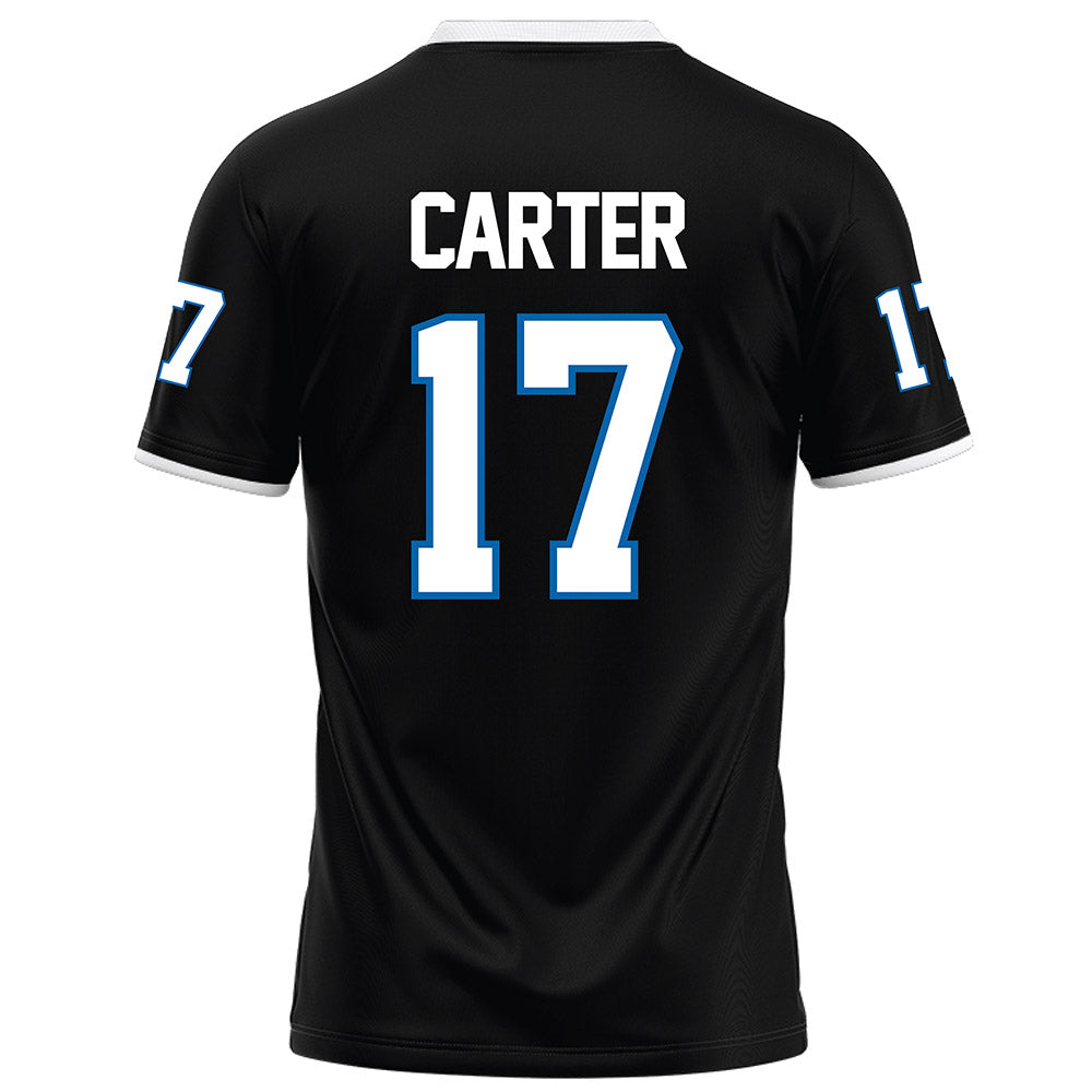 MTSU - NCAA Football : Gamarion Carter - Black Football Jersey