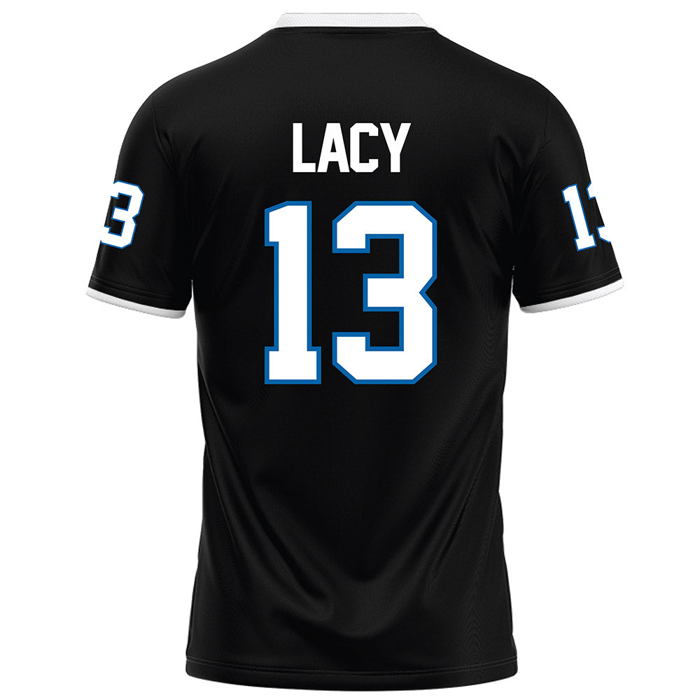 MTSU - NCAA Football : Cam Lacy - Black Football Jersey-1