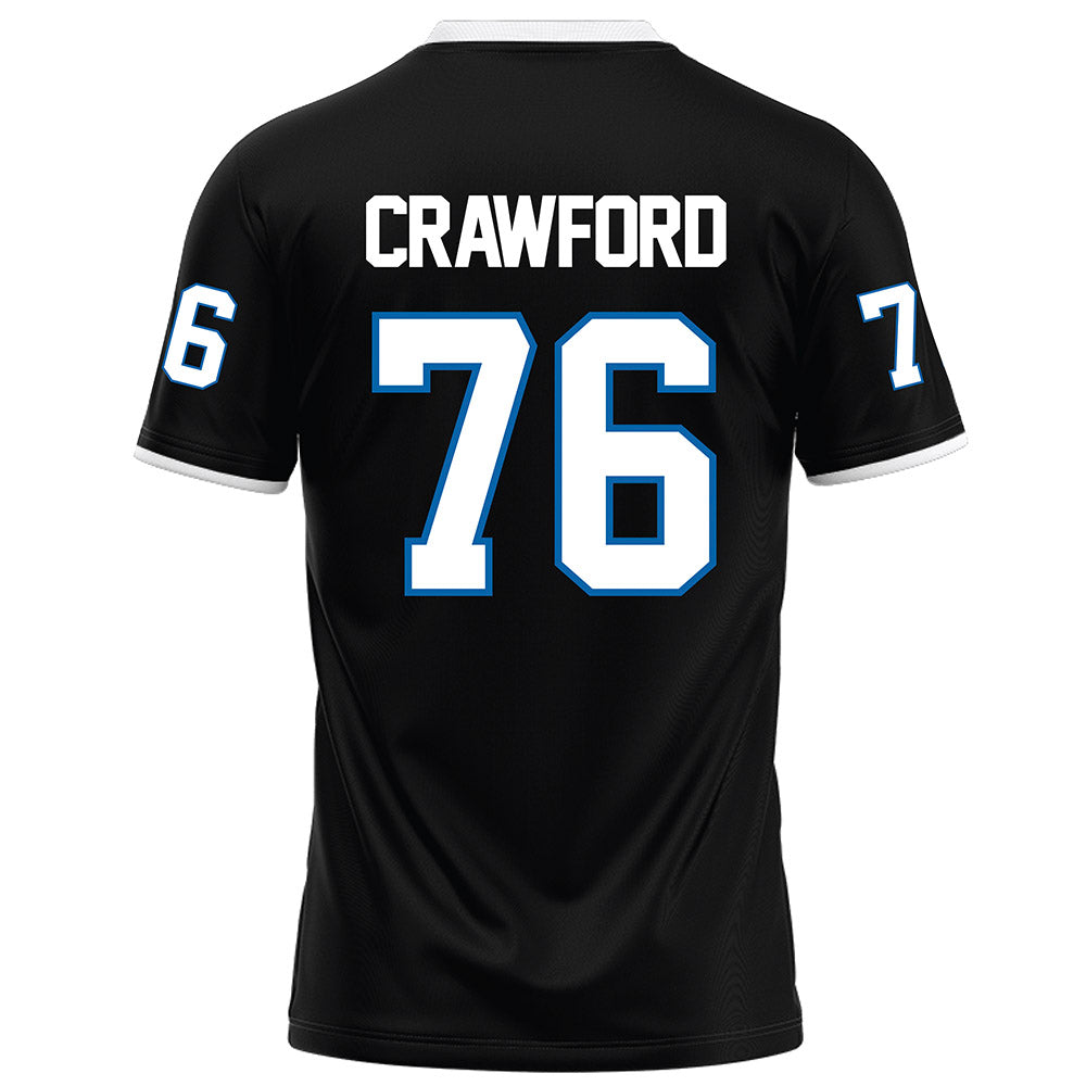 MTSU - NCAA Football : Shamar Crawford - Black Football Jersey