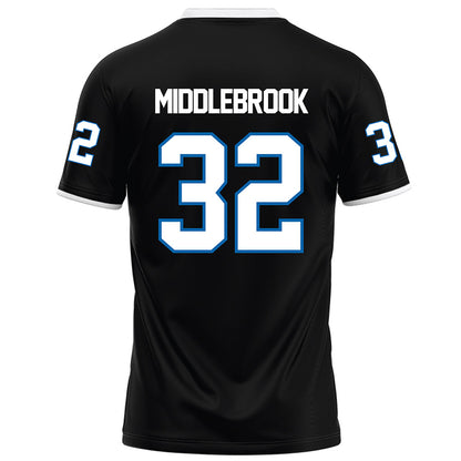 MTSU - NCAA Football : Jekail Middlebrook - Black Football Jersey