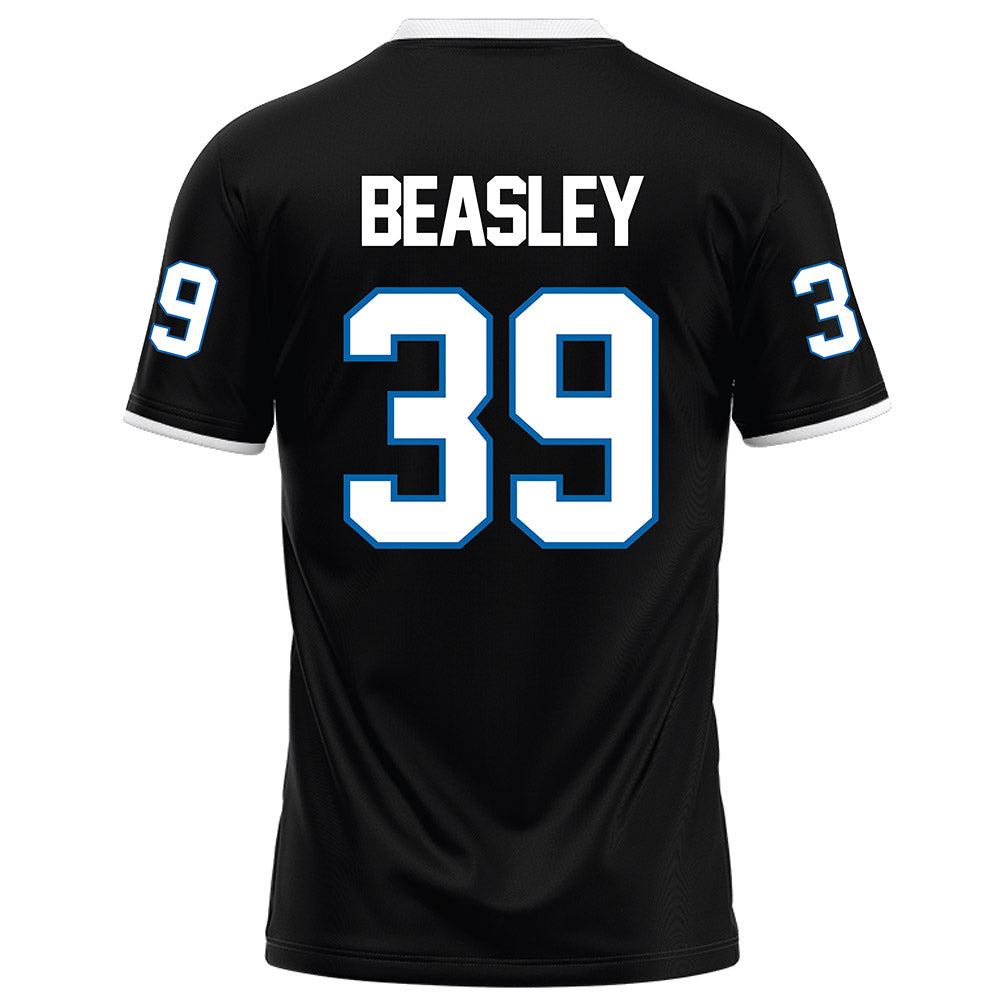 MTSU - NCAA Football : Jordan Beasley - Black Football Jersey