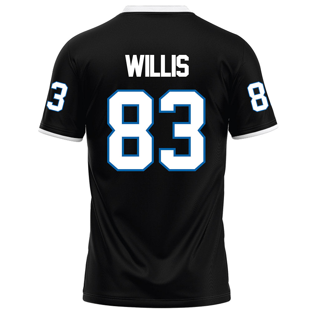 MTSU - NCAA Football : Holden Willis - Black Football Jersey