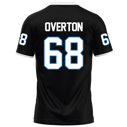 MTSU - NCAA Football : Jason Overton - Black Football Jersey