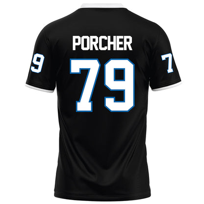 MTSU - NCAA Football : Sterling Porcher - Black Football Jersey