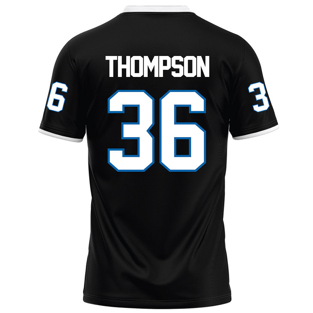 MTSU - NCAA Football : Jordan Thompson - Black Football Jersey