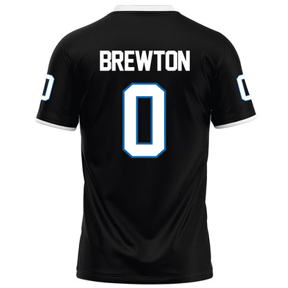 MTSU - NCAA Football : Brian Brewton - Black Football Jersey