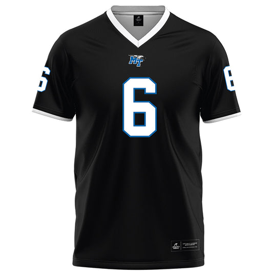 MTSU - NCAA Football : Antoine Jones - Black Football Jersey-0