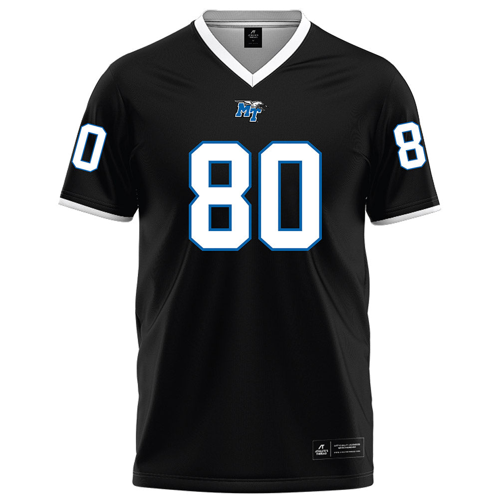 MTSU - NCAA Football : Zaidyn Moore - Black Football Jersey-0