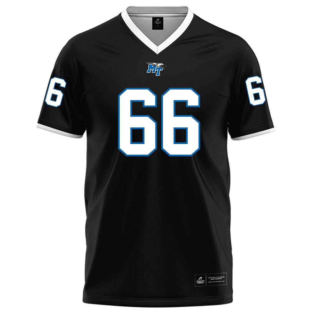 MTSU - NCAA Football : Aaren Alexander - Black Football Jersey-0