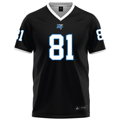MTSU - NCAA Football : Wilson Hodges - Black Football Jersey-0