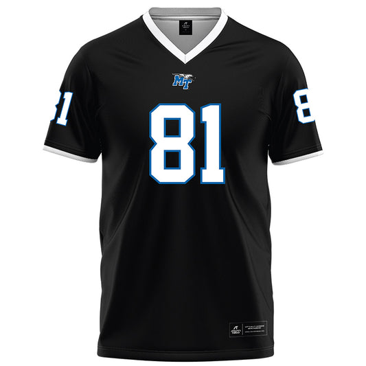 MTSU - NCAA Football : Wilson Hodges - Black Football Jersey-0