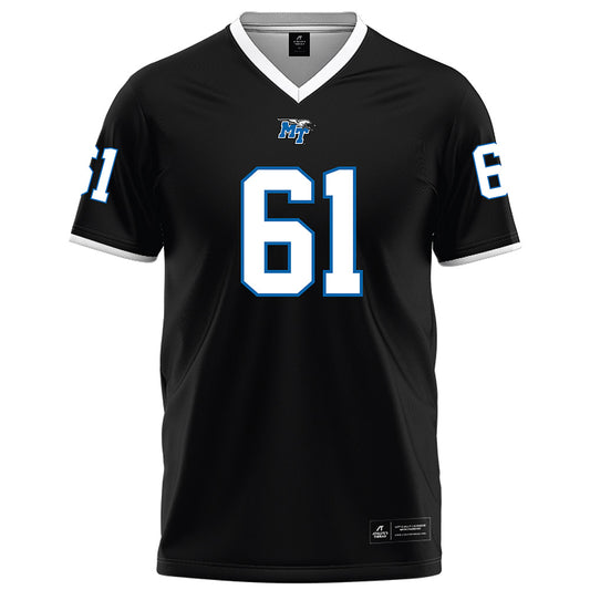 MTSU - NCAA Football : Otto Janse Van Rensburg - Black Football Jersey-0