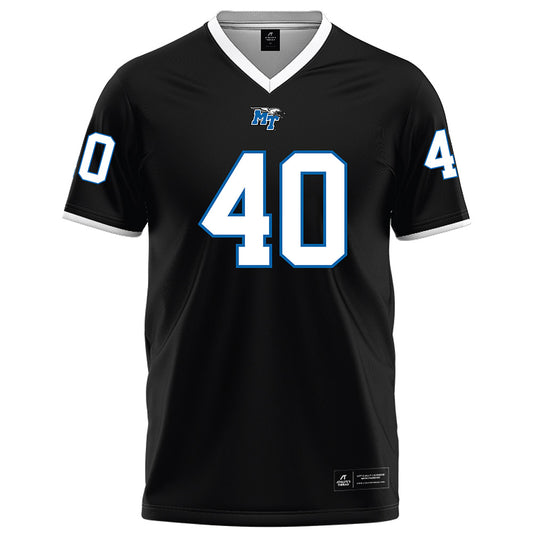 MTSU - NCAA Football : Henry Hamlin - Black Football Jersey-0