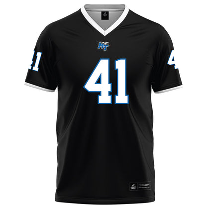 MTSU - NCAA Football : Christopher Kaup - Black Football Jersey-0