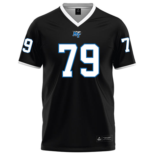 MTSU - NCAA Football : Sterling Porcher - Black Football Jersey