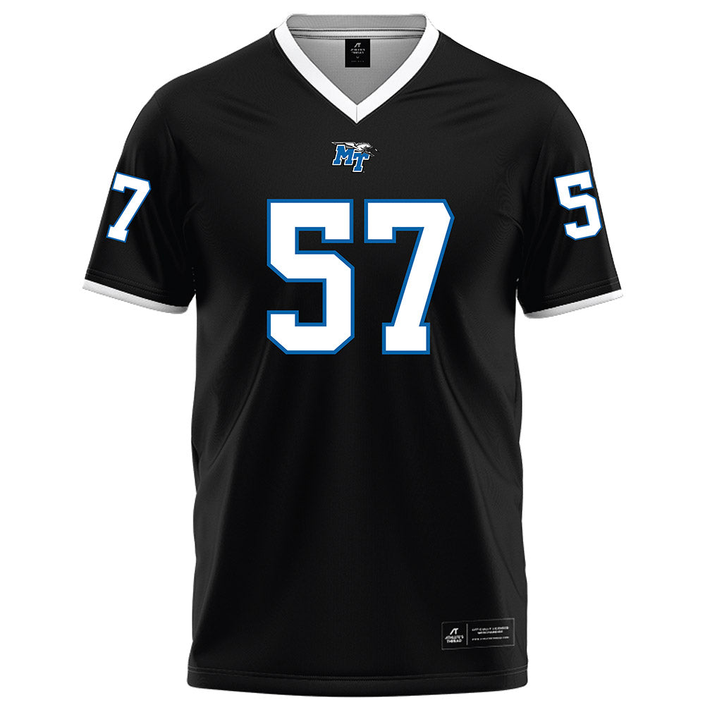 MTSU - NCAA Football : Bo Bryan - Black Football Jersey-0