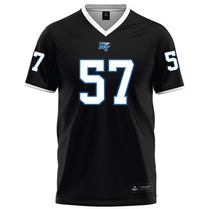 MTSU - NCAA Football : Bo Bryan - Black Football Jersey-0