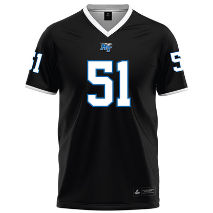 MTSU - NCAA Football : Quentin Butler - Black Football Jersey-0